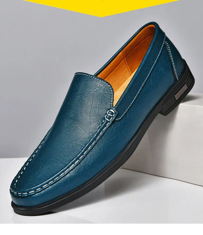 "Scivolo Vero" – Leather Slip-on Loafers By Enzo Bellari®