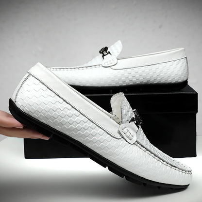 "Sole di Capri" – Genuine Leather Moccasin Loafers By Enzo Bellari®