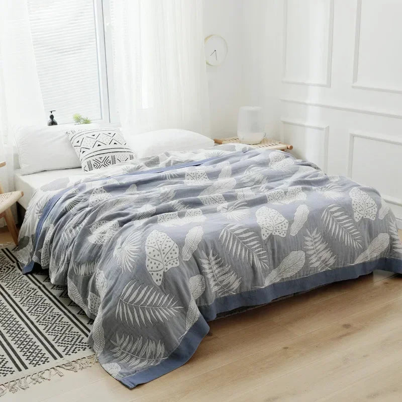 "Vento Lieve" – Cotton Gauze Throw Blanket By Enzo Bellari®