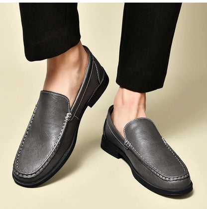 "Scivolo Vero" – Leather Slip-on Loafers By Enzo Bellari®