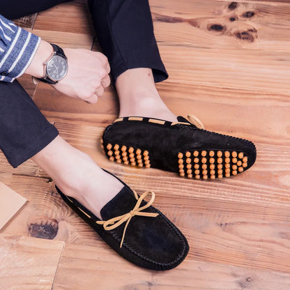 "Nodo Soffice" – Suede Lace-up Loafers By Enzo Bellari®