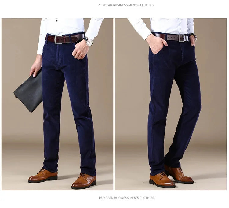 "Trama Rustica" – Corduroy Casual Pants By Enzo Bellari®