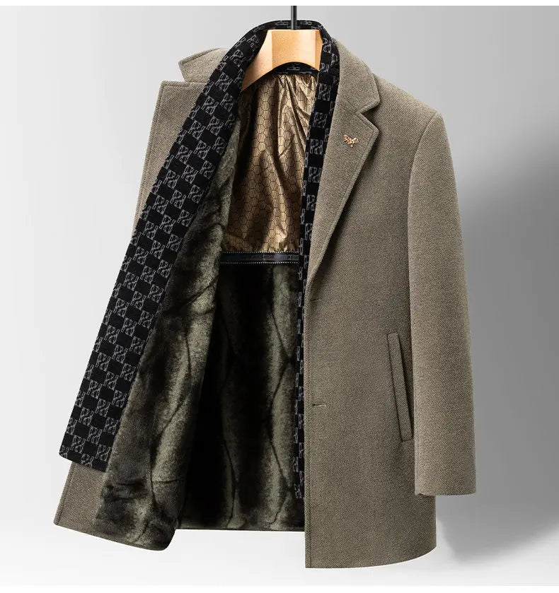 "Lana Lunga" – Wool Trench Coat By Enzo Bellari®