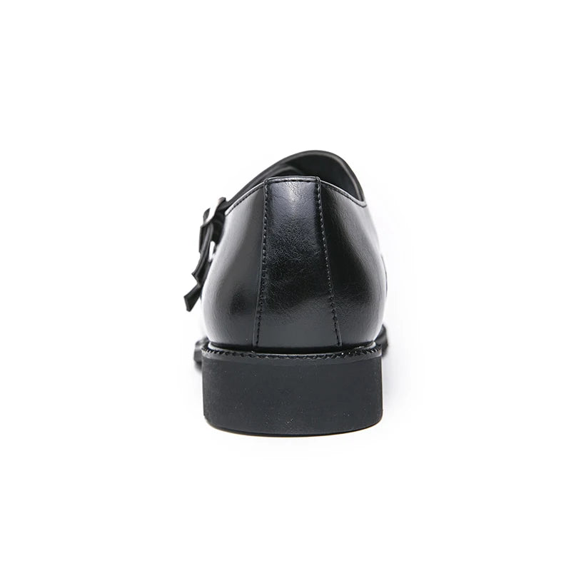 "Fior di Vento" – Classic Monk Leather ShoesBy Enzo Bellari®