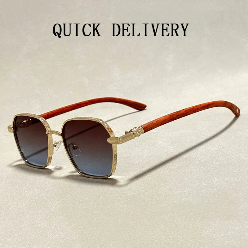 "Sogno d'Oro" – Wooden Retro Sunglasses By Enzo Bellari®