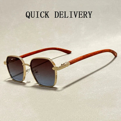 "Sogno d'Oro" – Wooden Retro Sunglasses By Enzo Bellari®