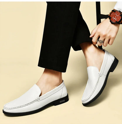 "Scivolo Vero" – Leather Slip-on Loafers By Enzo Bellari®