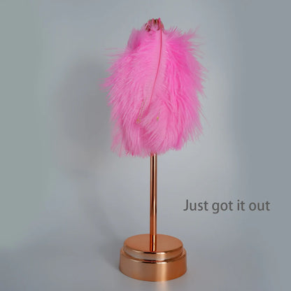 "Luce Leggera" – LED Feather Table Lamp By Enzo Bellari®