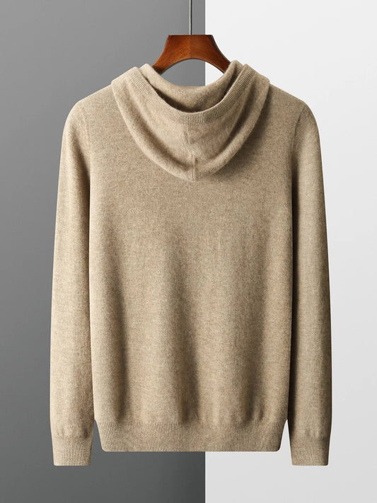 "Fior di Vento" – Cashmere Merino Wool Hoodie By Enzo Bellari®