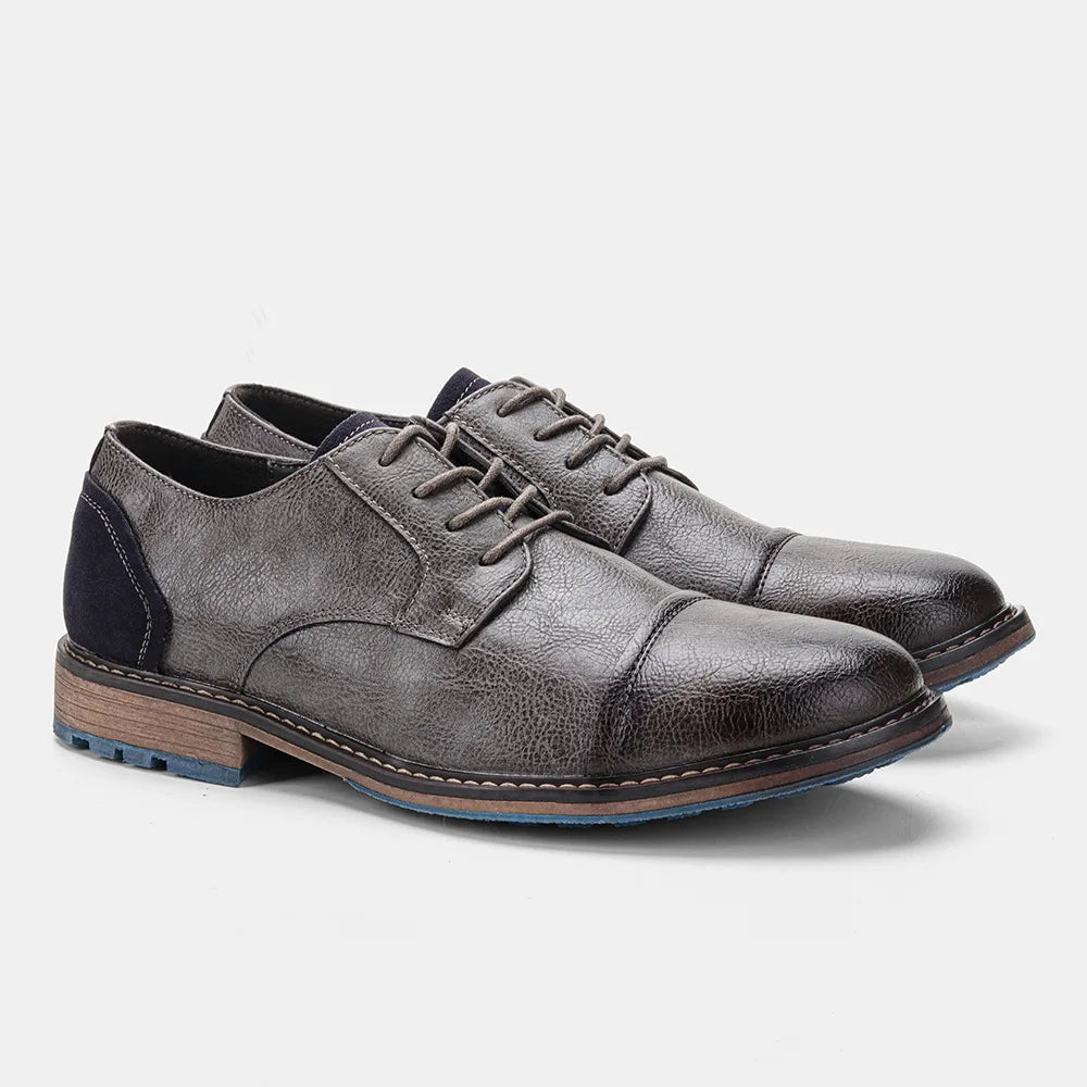 "Epoca Dorata" – Brogue Leather Oxfords By Enzo Bellari®