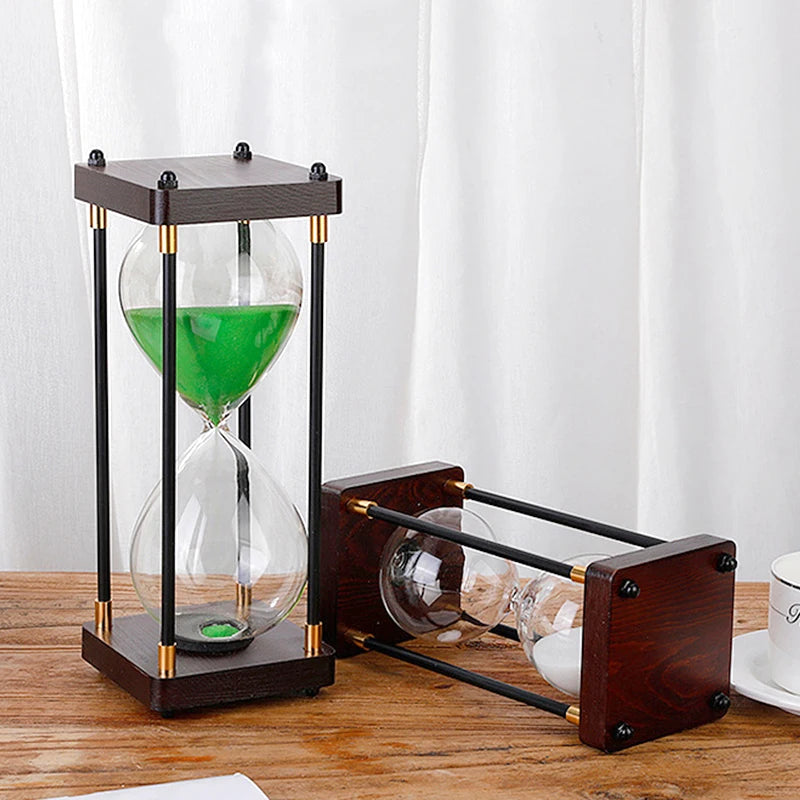 "Fior di Vento" – Vintage Wooden Hourglass Timer By Enzo Bellari®