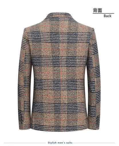 "Quadro Scozzese" – Plaid Blazer Jacket By Enzo Bellari®