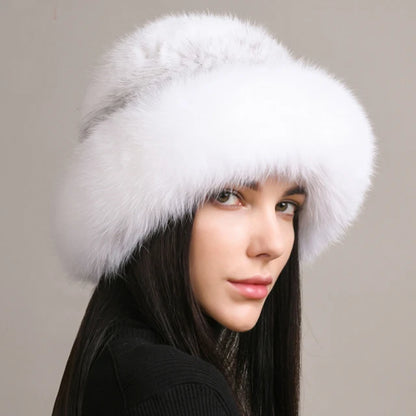 "La Pelliccia" – Mink & Fox Fur Beanie By Enzo Bellari®