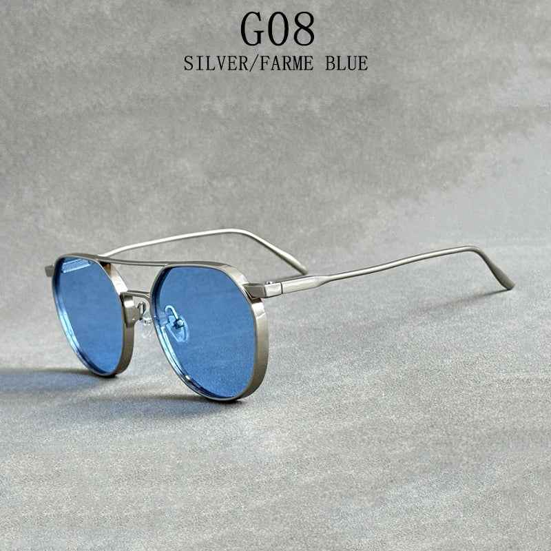 "Luna Dorata" – Oval Steampunk Sunglasses By Enzo Bellari®