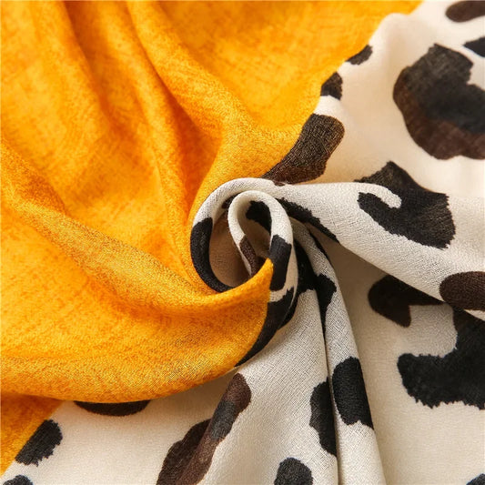 "Macchia Selvaggia" – Leopard Print Scarf By Enzo Bellari®