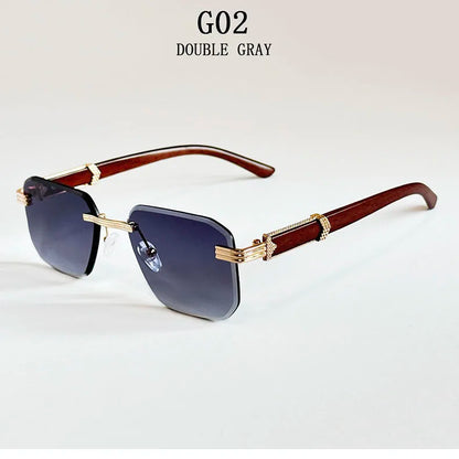 "Occhio Legnoso" – Wooden Square Sunglasses By Enzo Bellari®