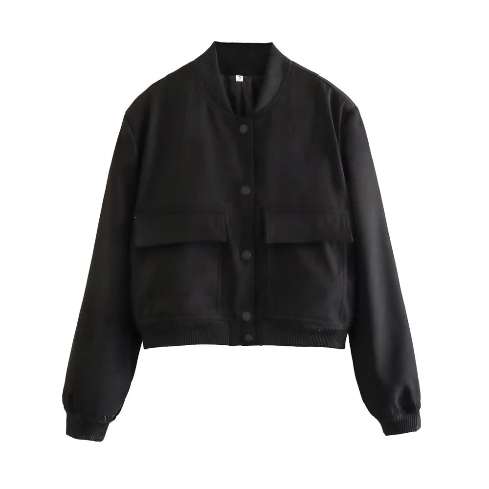 "La Bomber" – Women’s Jacket with Pockets By Enzo Bellari®
