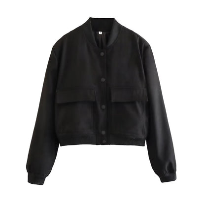 "La Bomber" – Women’s Jacket with Pockets By Enzo Bellari®