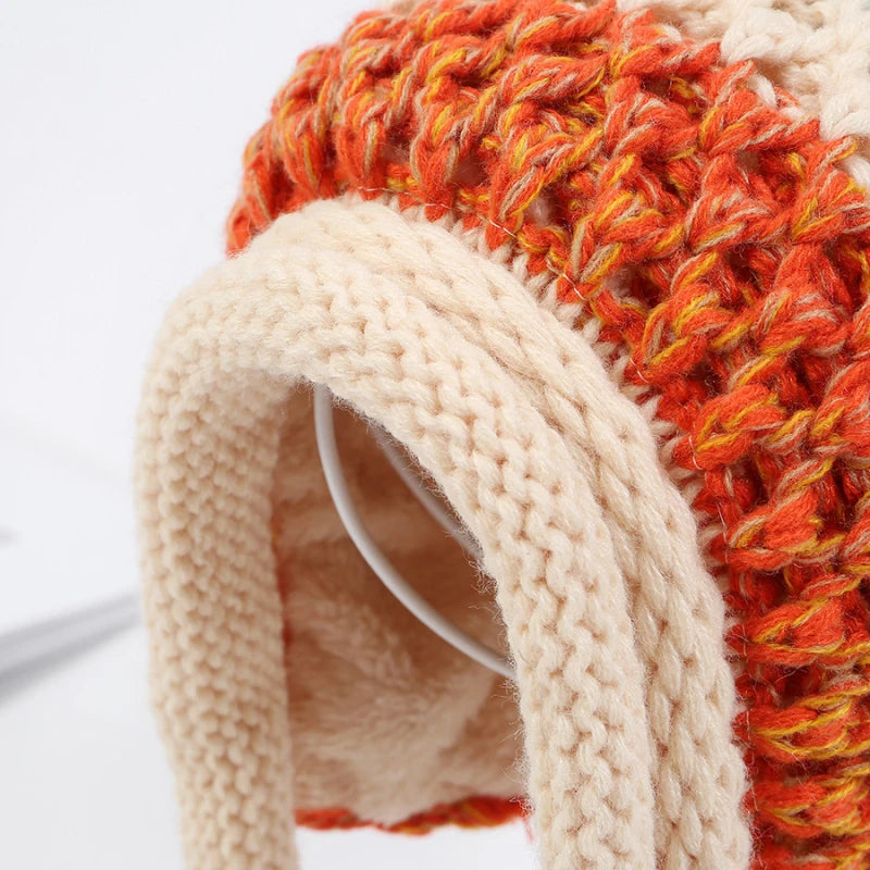 "Aria Serenata" – Pompon Earflap Knitted Beanie By Enzo Bellari®