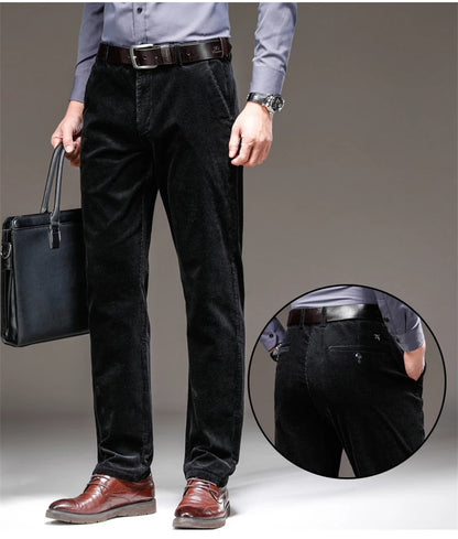 "Bello Sogno" – Corduroy Business Casual Pants By Enzo Bellari®