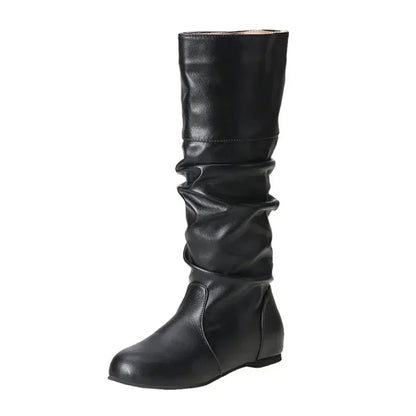 "Piega Forte" – Pleated Leather Boots By Enzo Bellari®