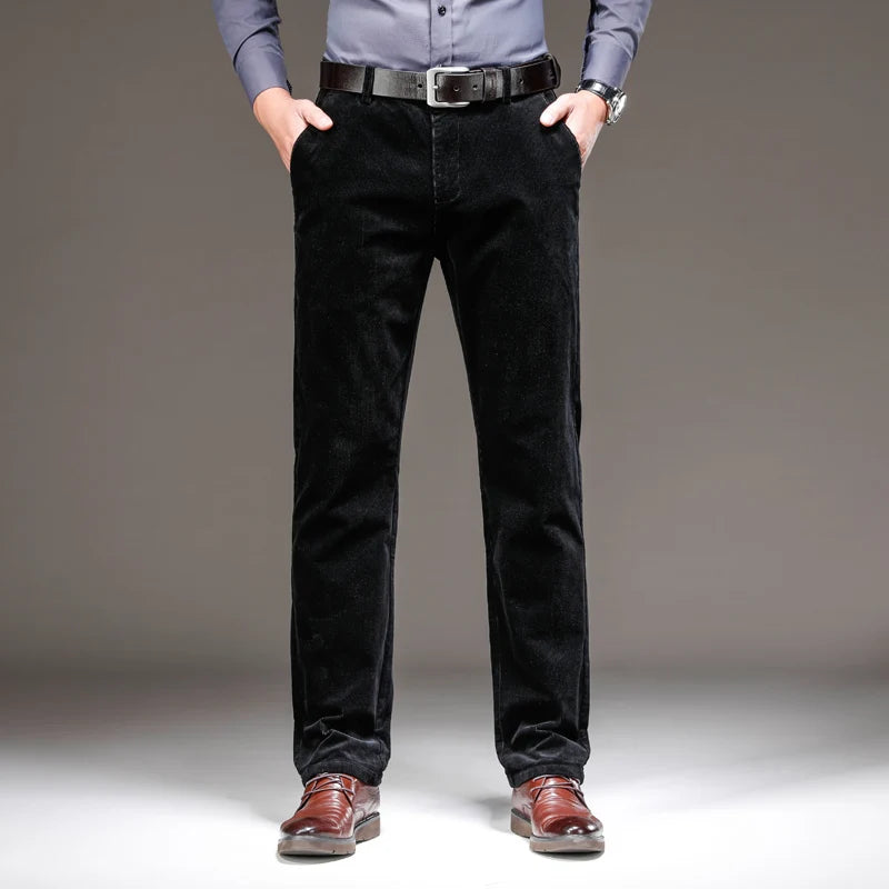 "Bello Sogno" – Corduroy Business Casual Pants By Enzo Bellari®
