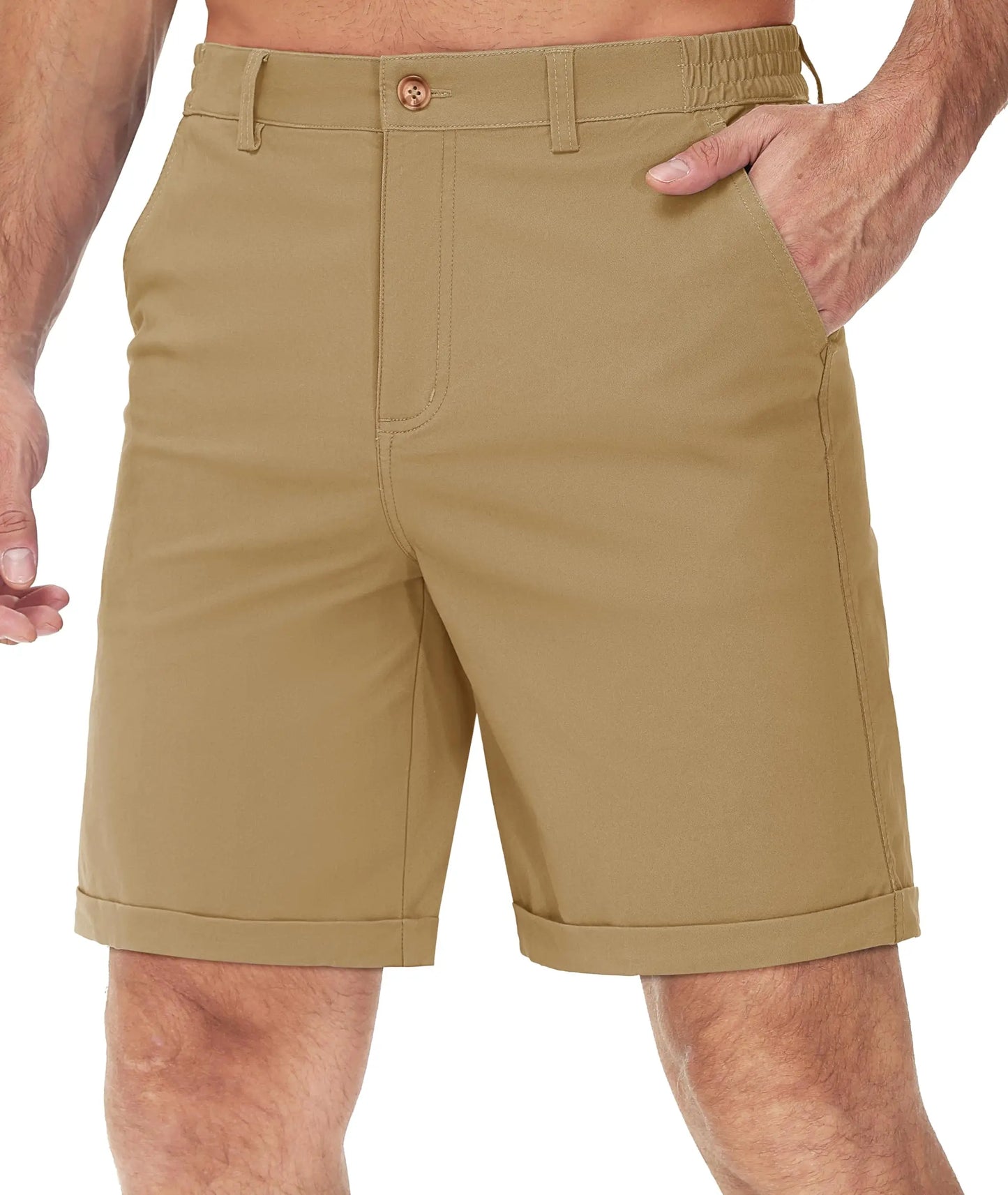 "Bermuda Naturale" – Cotton Cargo Shorts By Enzo Bellari®