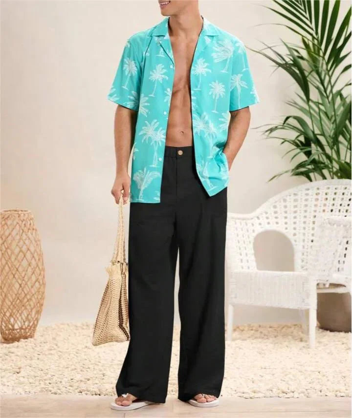 "Tessuto Libero" – Loose Linen Pants By Enzo Bellari®