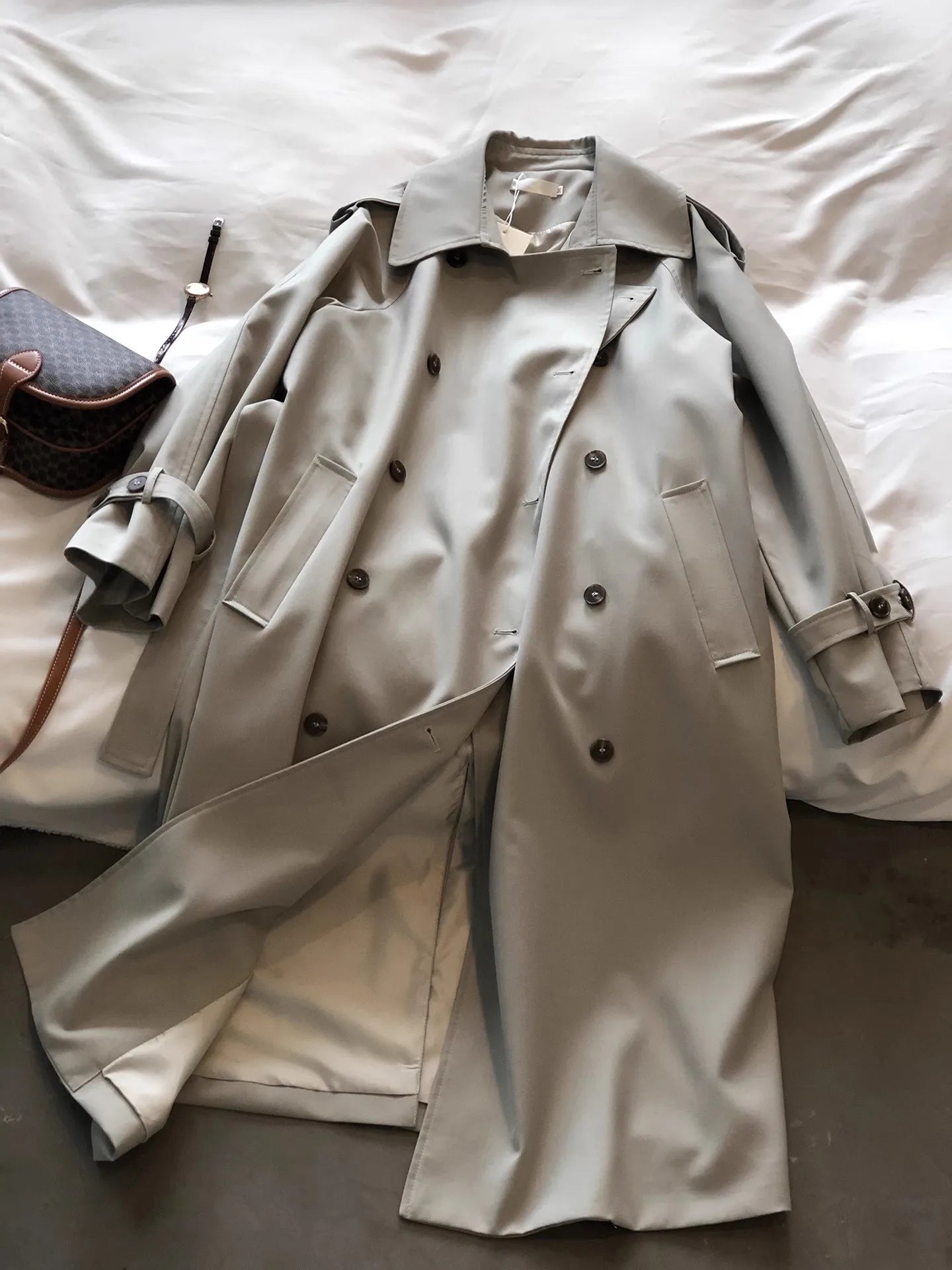 "Aria Serenata" – Double-Breasted Trench Coat By Enzo Bellari®