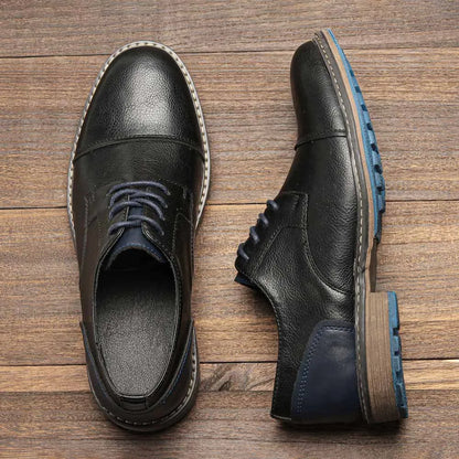 "Epoca Dorata" – Brogue Leather Oxfords By Enzo Bellari®