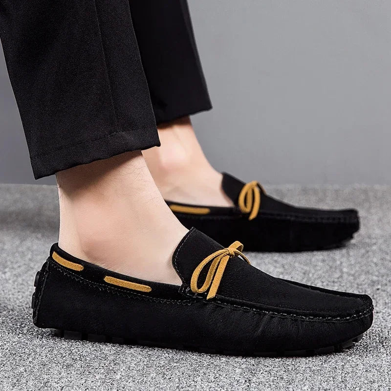 "Passo Morbido" – Suede Penny Loafers By Enzo Bellari®