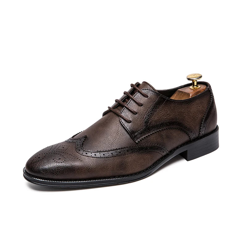 "Il Intagliato" – Brogue Leather Shoes By Enzo Bellari®
