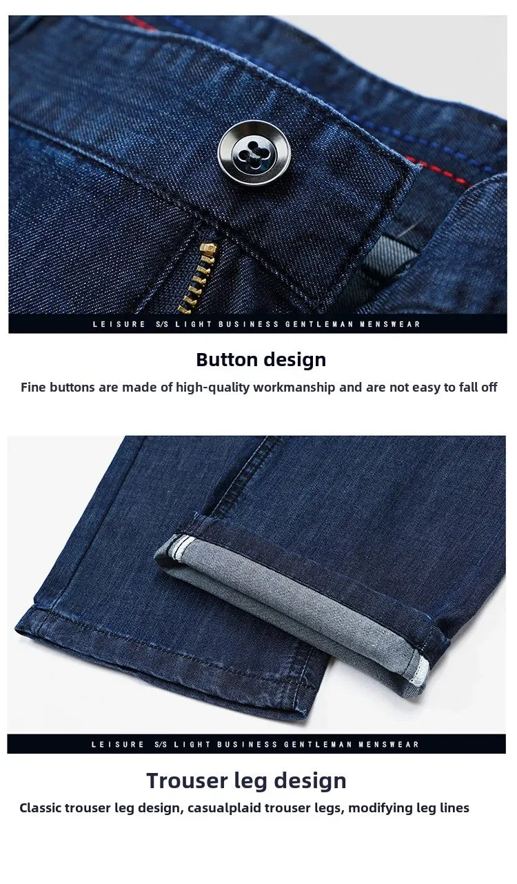 "Denim Estivo" – High-Waist Denim Trousers By Enzo Bellari®