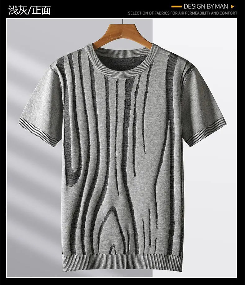 "Sole di Capri" – Round Neck Casual T-Shirt By Enzo Bellari®