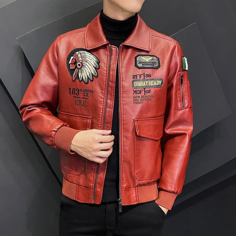 "Cuore Ribelle" – Leather Moto Jacket By Enzo Bellari®