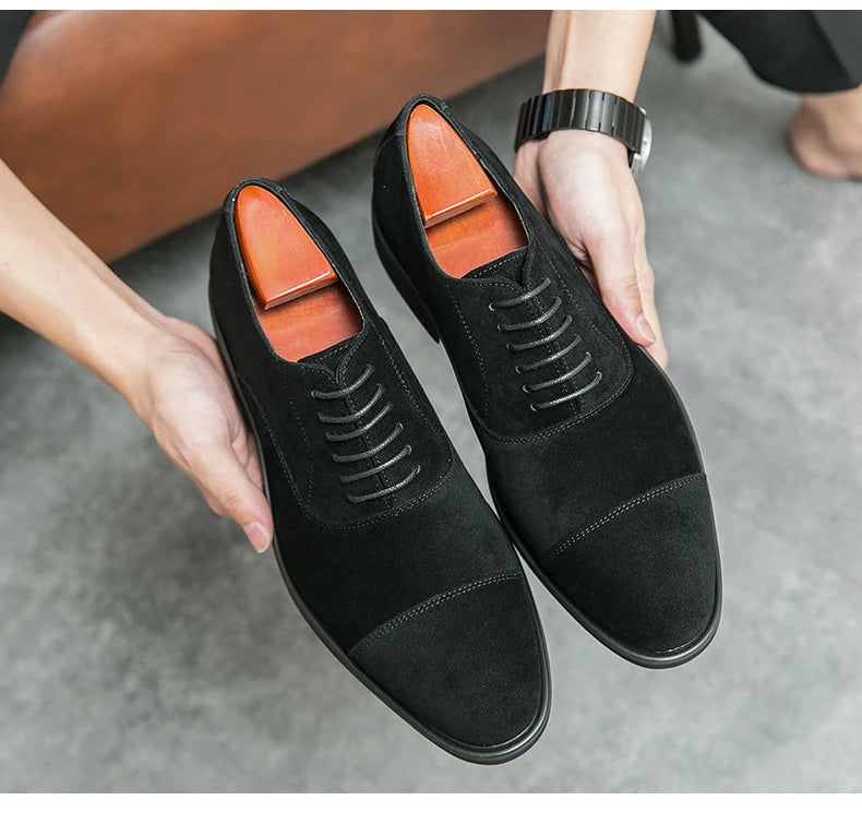 "Eleganza Nera" – Handmade Derby Shoes By Enzo Bellari®