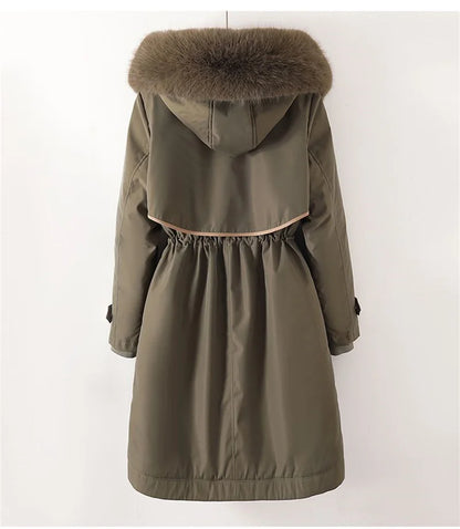 "Neve Elegante" – Fur Hooded Parka By Enzo Bellari®