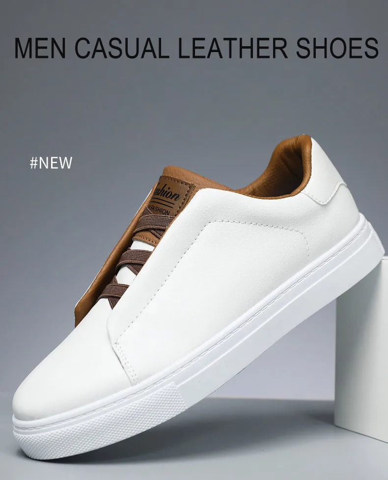 "Cammino Leggero" – Leather Moccasins Sneakers By Enzo Bellari®