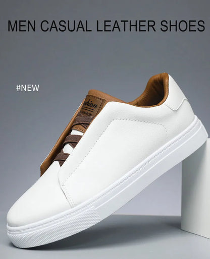 "Cammino Leggero" – Leather Moccasins Sneakers By Enzo Bellari®