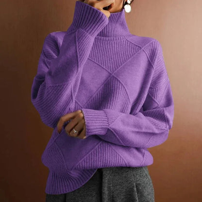 "Aria Serenata" – Knitted Polo Neck Sweater By Enzo Bellari®