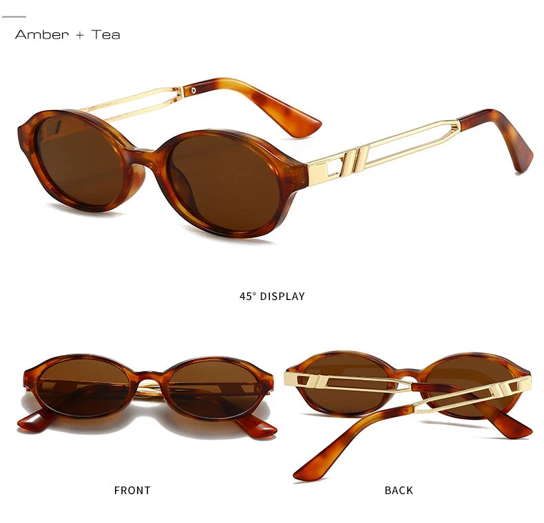 "Vista Antica" – Oval Retro Sunglasses By Enzo Bellari®