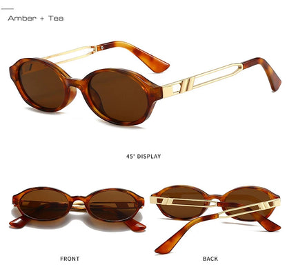 "Vista Antica" – Oval Retro Sunglasses By Enzo Bellari®