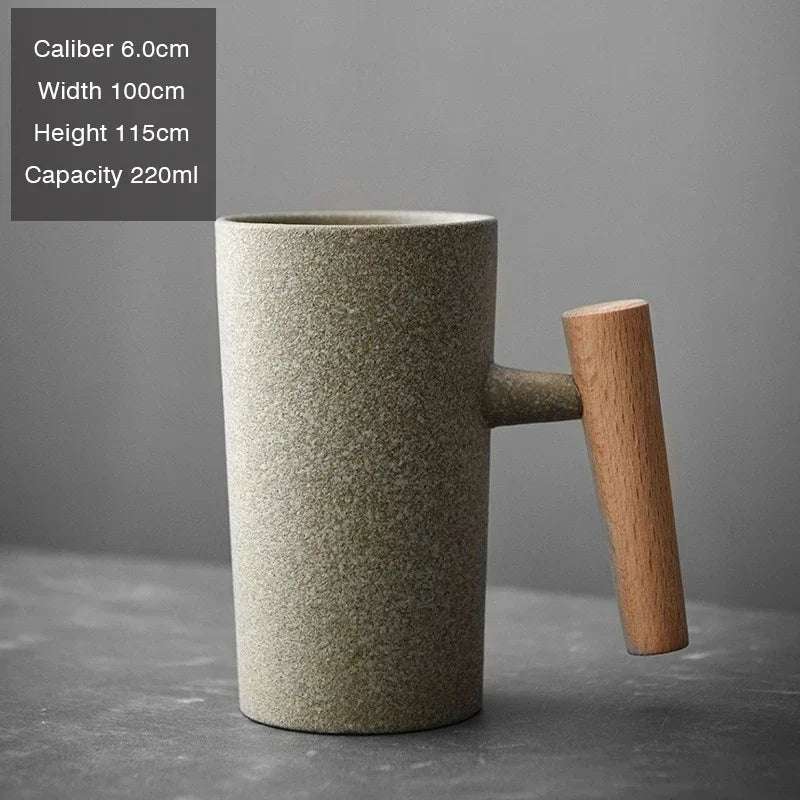 "Fiori d’Autunno" – Handmade Stoneware Coffee Cup By Enzo Bellari®