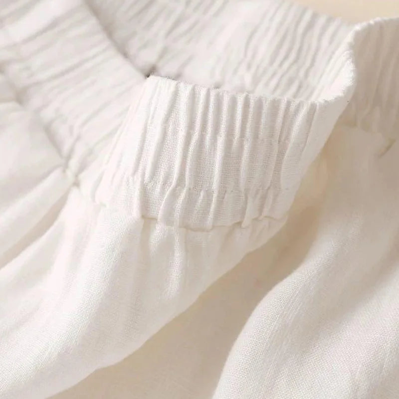 "Passo Largo" – Cotton Wide Leg Pants By Enzo Bellari®