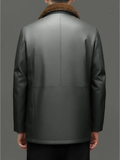 "Pelle Reale" – Sheepskin Mink Coat By Enzo Bellari®