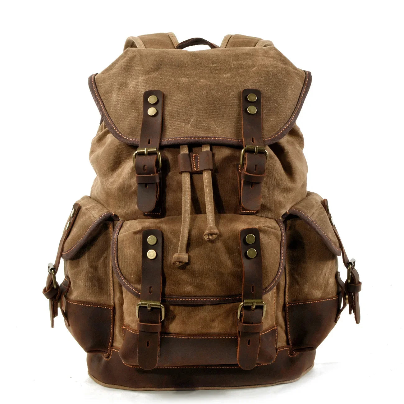 "Fior di Vento" – Waterproof Waxed Canvas Backpack By Enzo Bellari®