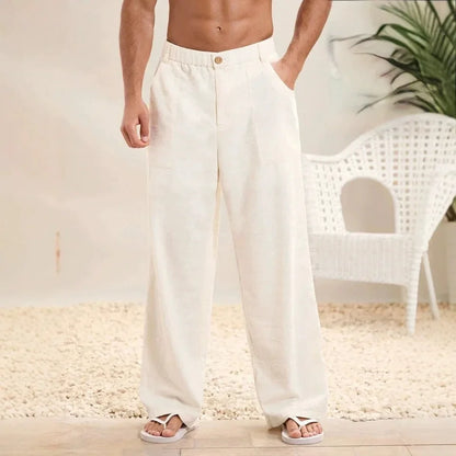 "Tessuto Libero" – Loose Linen Pants By Enzo Bellari®