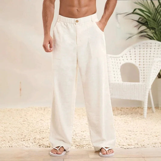 "Tessuto Libero" – Loose Linen Pants By Enzo Bellari®