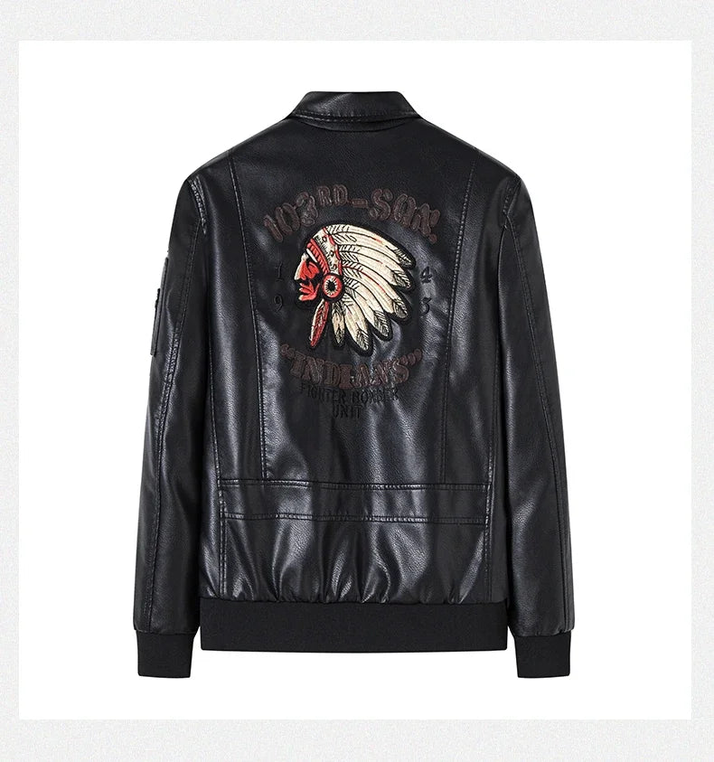 "Cuore Ribelle" – Leather Moto Jacket By Enzo Bellari®