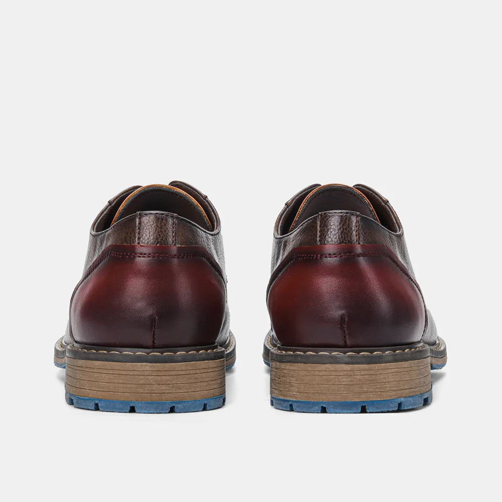 "Epoca Dorata" – Brogue Leather Oxfords By Enzo Bellari®